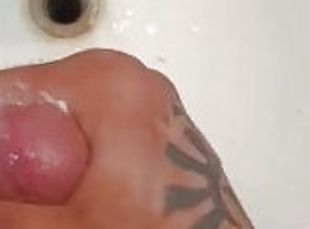 Bad, Masturbation, Amatör, Cumshot, Gigantisk kuk, Pov, Sprut, Fetisch, Ensam, Tatuering