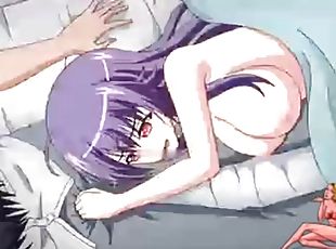 Voluptuous anime babe enjoys hard fucking