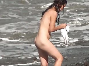 Nudiste, En plein air, Milf, Cam, Plage, Voyeur, Sale, Naturel, Solo, Caché