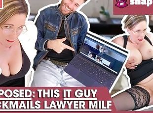 GOTCHA! Watch me fuck the lawyer bitch: Sandy Lou (From France) - SNAP-FUCK