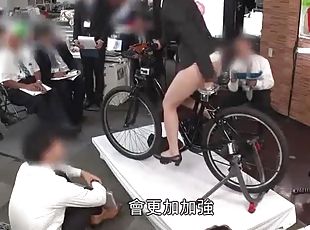 SOD FEMALE EMPLOYEE 2 HOLES ALTERNATING INSERT ACME BICYCLE IS OK!YUKA HONBASHI, A FEMALE EMPLOYEE OF THE ORGANIZATION DEPARTMENT, WHO BECAME A LAB...