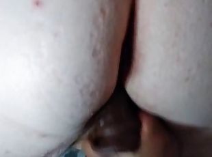 BBW rough anal pov cumshot