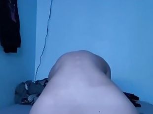 arsch, anal-sex, junge, spielzeug, creampie, beule, dildo, allein, bisexuell