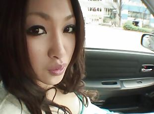 Asiatique, Masturbation, Chatte (Pussy), Fellation, Ados, Doigtage, Voiture, Salope, Point de vue, Culotte