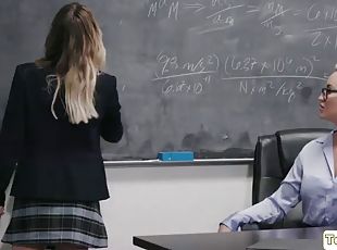 Damn slutty babe carter have sex with her hot teacher ryan