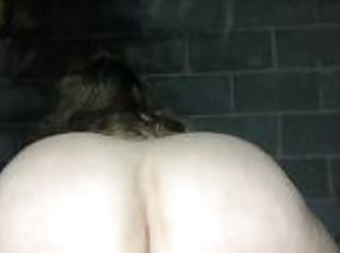 POV BBW rides you reverse cowgirl