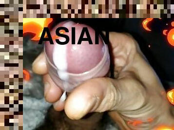 asia, cumshot-keluarnya-sperma, besar-besaran, seorang-diri, penis