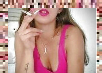 masturbação, orgasmo, amador, loira, fetiche, sozinho, fumando, realidade, tatuagem