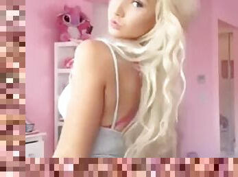 Blonde cam girl compilation