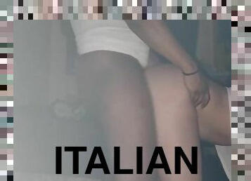 Tiny Italian girl takes 8 inch dick like a PRO