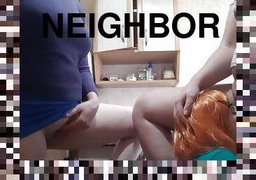 My neighbor masturbates for my sex with her girlfriend