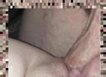 Daddy came on my tight pussy and then fucked me again