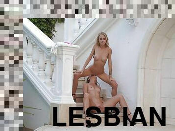 pasarica, bunaciuni, lesbiana, sarutand, blonda, oral, superba