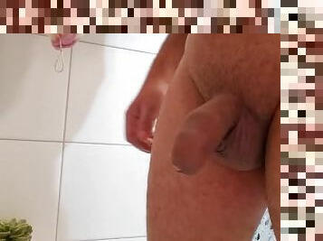 bañando, masturbación, amateur, polla-enorme, juguete, paja, ducha, a-solas, checa, polla