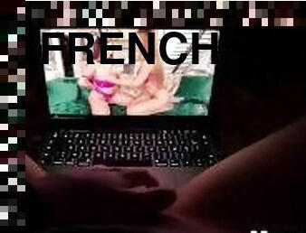 HILDE_FRENCH- JOUER AVEC MA CHATTE EN REGARDANT UN PORNO LESBIEN !