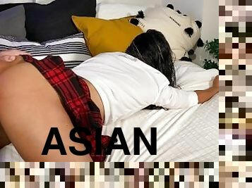 asiatisk, hundestilling, orgasme, fisse-pussy, amatør, skønheder, teenager, hjemmelavet, thailænder, universitet