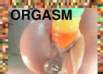 gigantisk, orgasm, fitta-pussy, smal, kvinnligt-sprut, creampie, pov, sprut, tight, vått