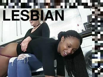 lesbisk, rumpa-butt, smisk