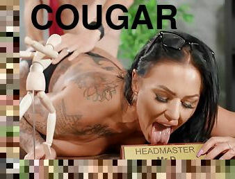 Lewd cougar Kerry Louise breathtaking sex story