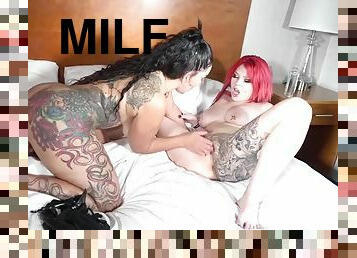 Amazing MILFs Lesbian unthinkable porn scene