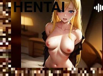 asiatisk, anime, fantasi, hentai, solo