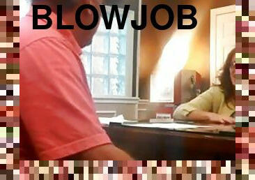 Secretary blowjob