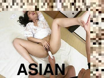 Erito - Lingerie-Clad Asian Hiromi Begs For Male Pole
