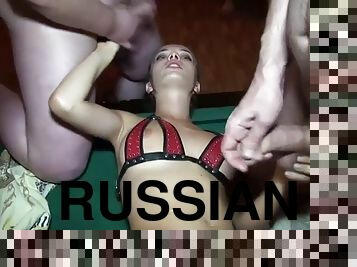 orgía, ruso, swinger, amateur, gangbang