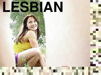 al-aire-libre, lesbiana, adolescente