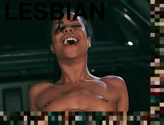 Lecherous Kira Noir hardcore lesbian sex clip