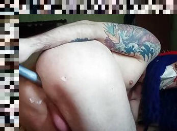 papá, extremo, con-el-puño, enorme, masturbación, mayor, amateur, anal, adolescente, juguete