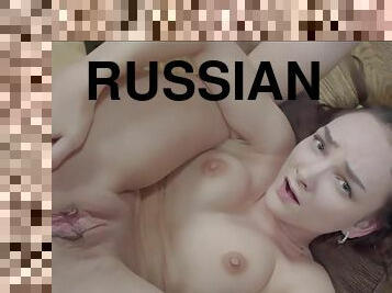 rusia, anal, penis-besar, remaja, manis, berambut-cokelat