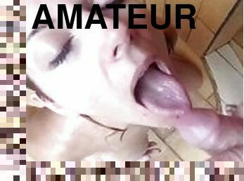 amatör, brudar, cumshot, sprut