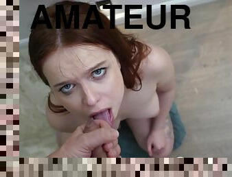 amateur, babes, fellation, ejaculation-sur-le-corps, ados, maison, point-de-vue, petite-amie, par-voie-orale, incroyable