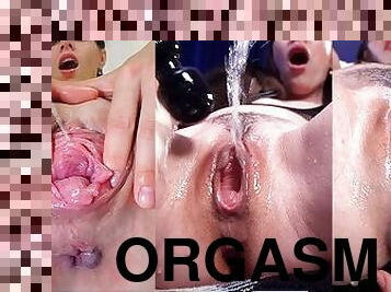 masturbácia, orgazmus, striekanie-squirt, anál, kompilácia, prstovanie, pov, sólo