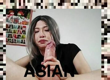 Asian Fem Balls Deep Deepthroat