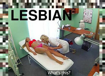 enfermeira, escritório, cona-pussy, amador, lésbicas, câmara, louca, vigia, hospital, uniforme