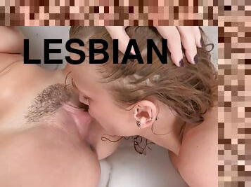 Hot lesbian action with Lily Love & Alice Wonder