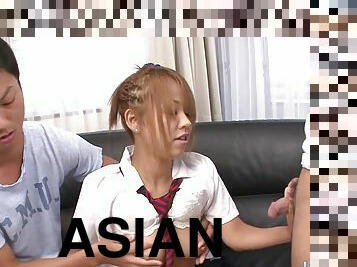 asiatique, amateur, ados, japonais, compilation, méchant