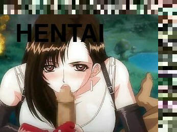 Hentai tifa lockhart blowjob and swallow