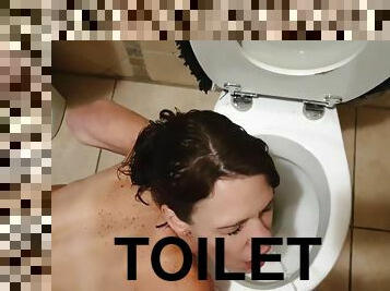 tissende, teenager, tøs, ung-18, toilet, fetish