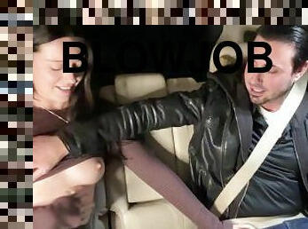 Backseat Blowjob pt 2.. I hope this doesn't affect my uber rating!