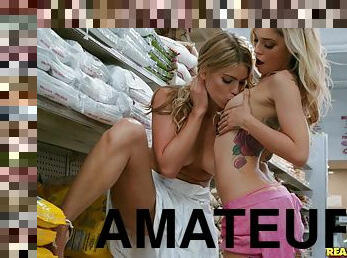 asiático, cona-pussy, amador, lésbicas, beijando, loira, natural, molhado, falando, tetas-pequenas