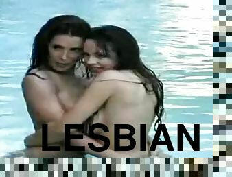 Nikki fritz & lorissa mccomas swimming pool photoshoot 2004