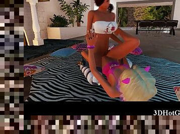 3d sex game hot lesbian teens!