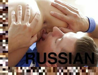 ruso, anal, corrida-interna, con-los-dedos, corrida, europeo, follando-fucking, euro, natural, con-piercings
