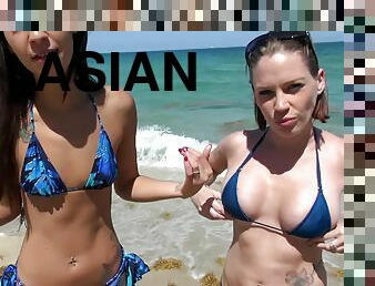 aasialainen, pillu-pussy, suihinotto, latino, mälli, blondi, bikini, käteinen