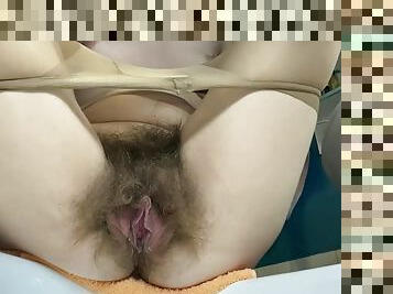 clito, poilue, pisser, chatte-pussy, amateur, compilation, bas, point-de-vue, lingerie, fétiche