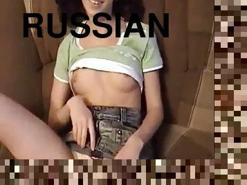 Russian dad fucking his teen daughter hard