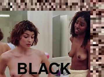 public, ébène, célébrité, compilation, black, brunette